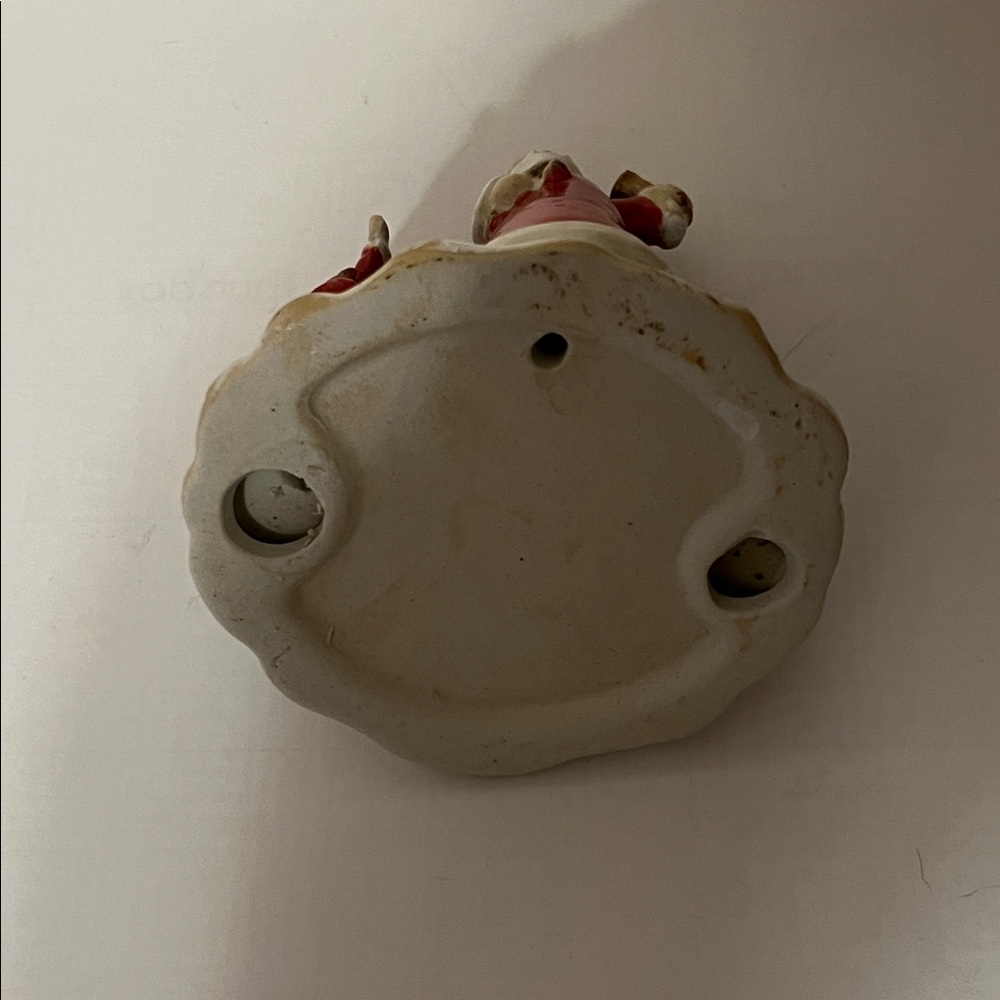 Royal Copenhagen Ceramic Santa and Snowman Figurine Candle Holder - Picture 8 of 8
